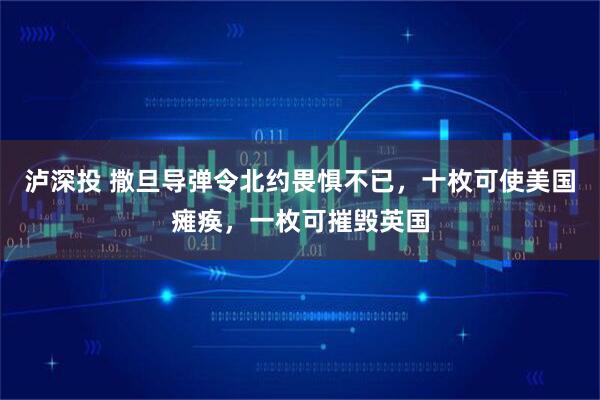泸深投 撒旦导弹令北约畏惧不已，十枚可使美国瘫痪，一枚可摧毁英国